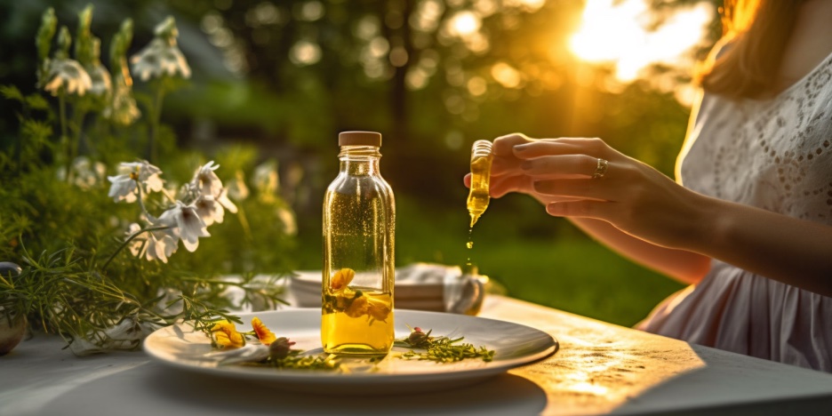 Cách uống tinh dầu hoa anh thảo